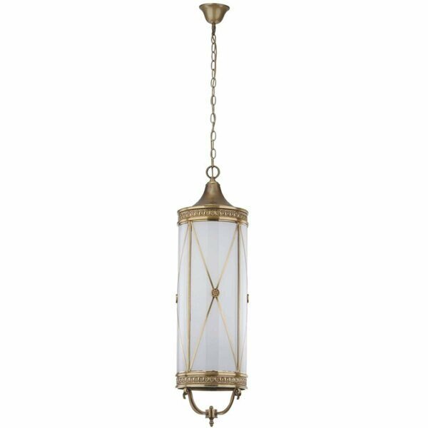 10.6 in. dia. Darby 6 Light Brass Large Pendant, Safavieh, Mfr#: LIT4216A